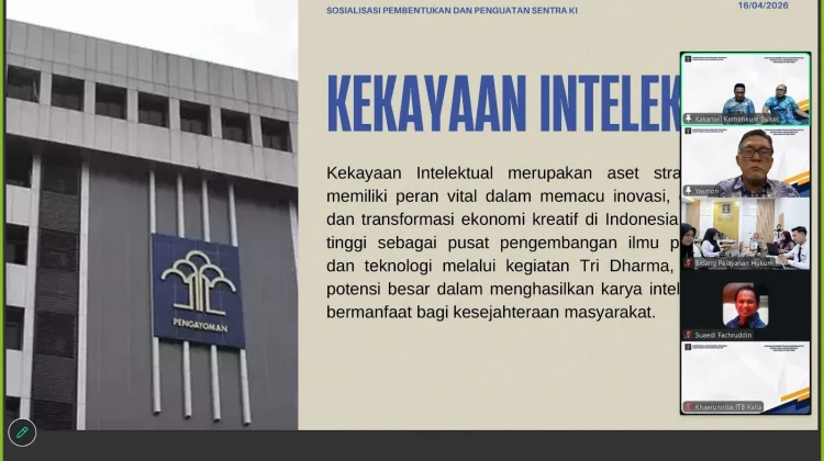 Kemenkum Sulsel Perkuat Ekosistem KI Melalui Pembentukan Sentra KI di Kampus