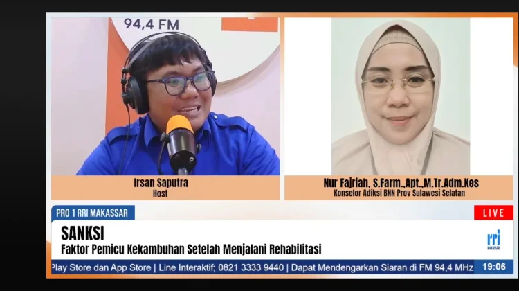 Jangan Ragu Melapor Diri, Rehabilitasi di BNN Sulsel Gratis