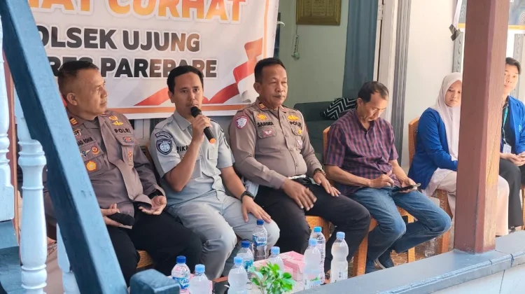 Polsek Ujung Tampung Aspirasi Warga Parepare