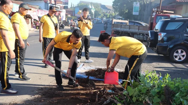 Polres Maros Intensifkan Kurve, Ciptakan Lingkungan Mako Bersih dan Nyaman
