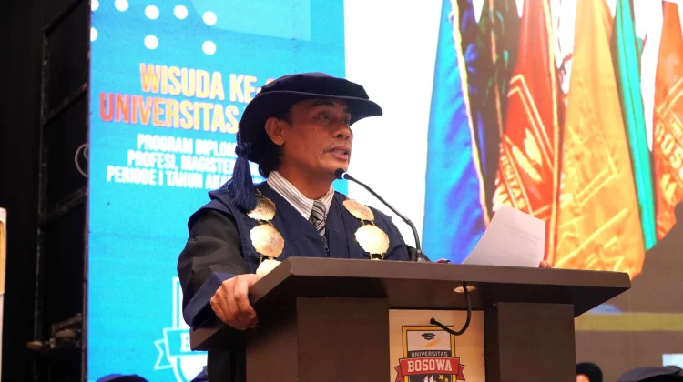 Wisudawan Unibos Ditekankan Keberanian dan Kesiapan Hadapi Masa Depan