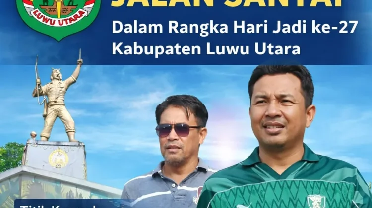 HUT ke-27 Luwu Utara, Pemda Lutra Gelar Jalan Santai Berhadiah Rumah dan Sapi