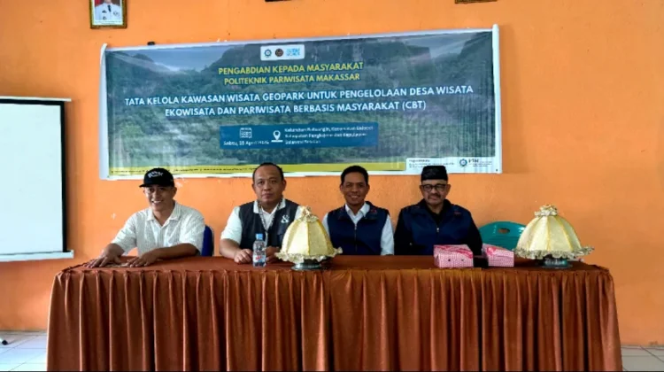 Poltekpar Makassar Perkuat Tata Kelola Desa Wisata Berbasis Masyarakat