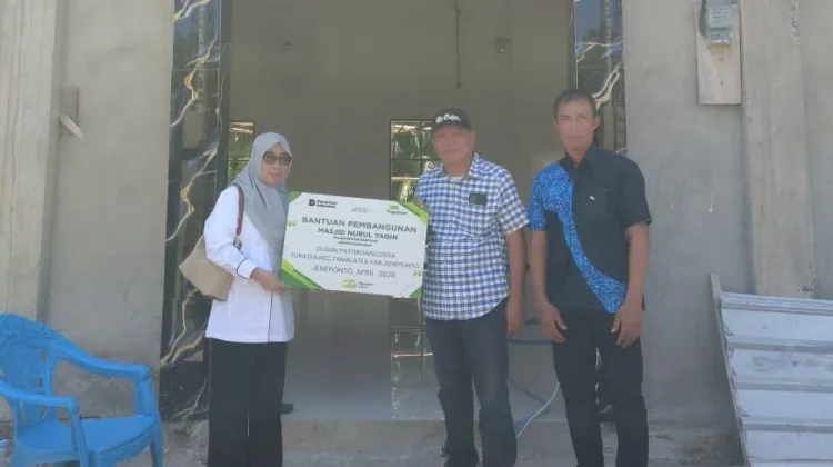 Pegadaian Bantu Pembangunan Masjid di Jeneponto