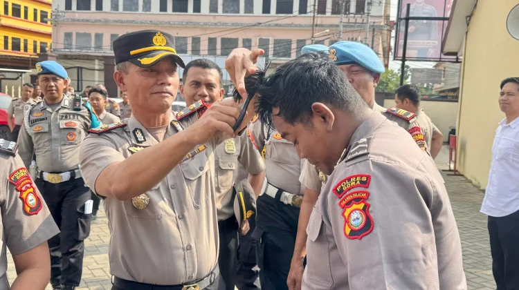 Penegakan Disiplin Personel, Wakapolres Gowa Pimpin Langsung Gaktiblin