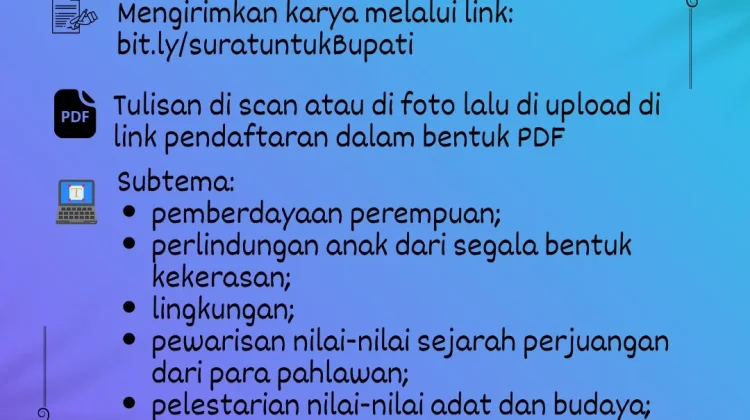 Pemkab Gowa Gelar Lomba Menulis Surat Kartini untuk Pelajar