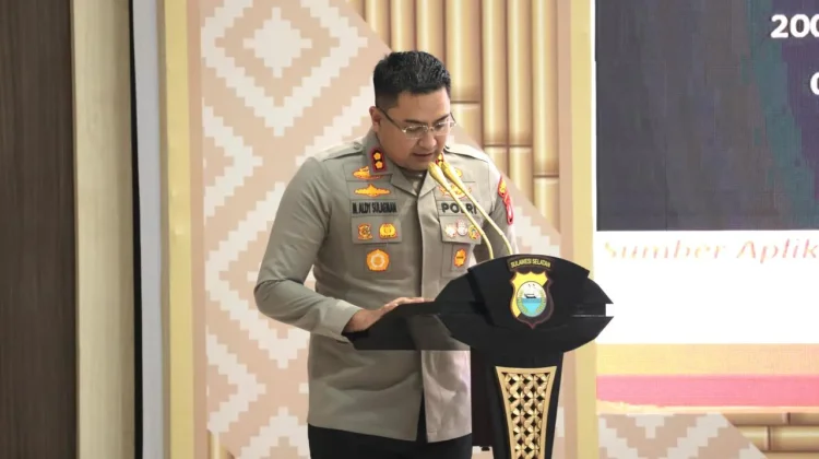 Kapolres Gowa Ikuti Gelar Operasional Triwulan I Polda Sulsel