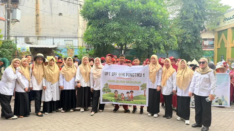 Peringati Hari Bumi, SDN Pongtiku 1 Gelar Aksi Peduli Lingkungan