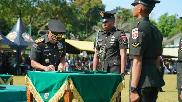 Rindam XIV/Hasanuddin Kembali Lahirkan 249 Bintara Baru