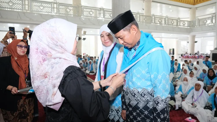 Sebanyak 387 Jamaah Calon Haji Asal Gowa Dilepas