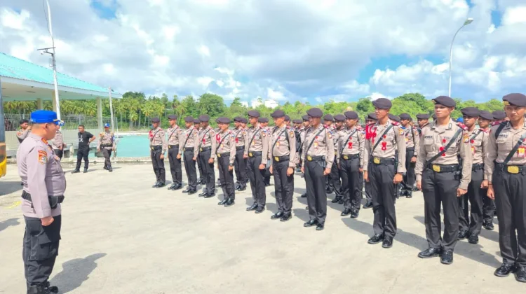 Tujuh Puluh Lima Siswa Polisi Ikuti Latihan Kerja di Selayar