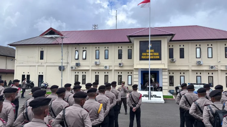 Tujuh Puluh Lima Siswa Polisi Ikuti Latihan Kerja di Selayar