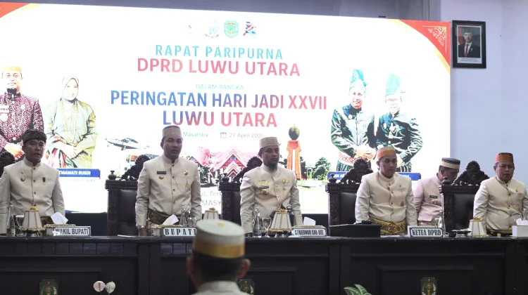 Peringatan HUT ke-27 Luwu Utara, Gubernur Sulsel Puji Dedikasi Abdullah Rahim