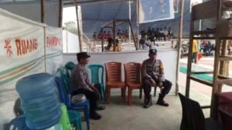 Polsek Malua Pengamanan Turnamen Bola Voli Halau Potensi Gangguan