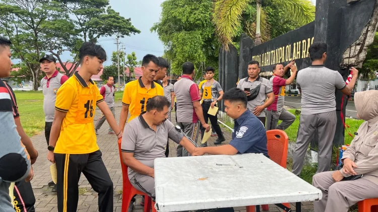 Polres Selayar Gelar Tes Jasmani, Ukur Kesiapan Personel
