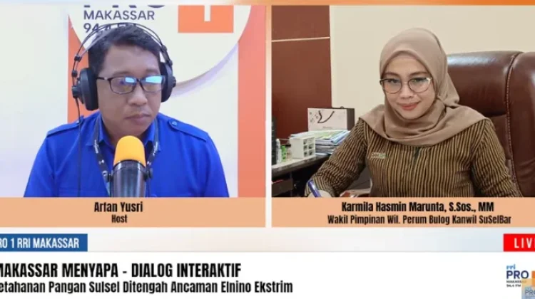 Bulog Sulselbar Pastikan Stok Beras Aman hingga Tahun Depan