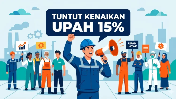 Jelang Mayday, Buruh Minta Upah Naik 15 Persen