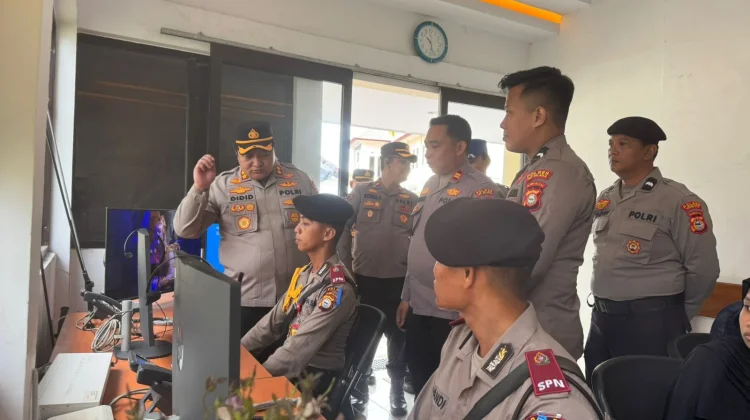 Kapolres Selayar Pantau Langsung Pelaksanaan Latja Siswa Diktukba Polri