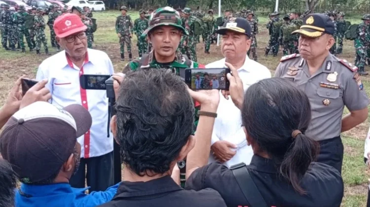 Kolaborasi Pendim dan Pers Sukseskan TMMD di Selayar