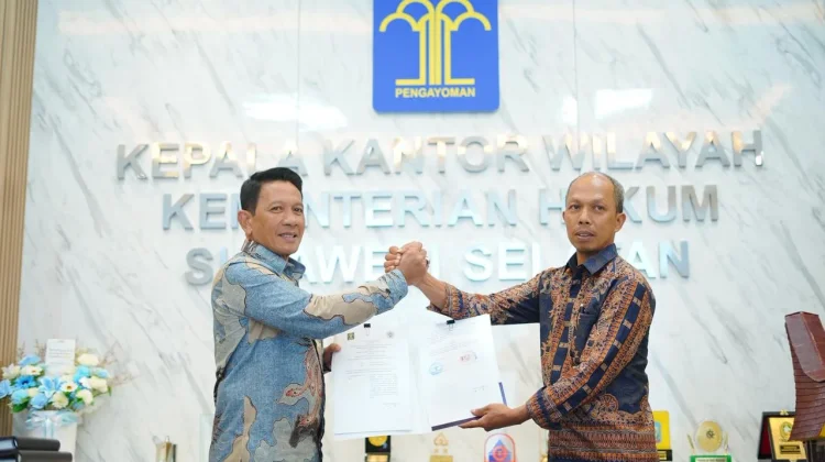 Kemenkum Sulsel-Unismuh Enrekang Sepakati Kerja Sama Penguatan KI