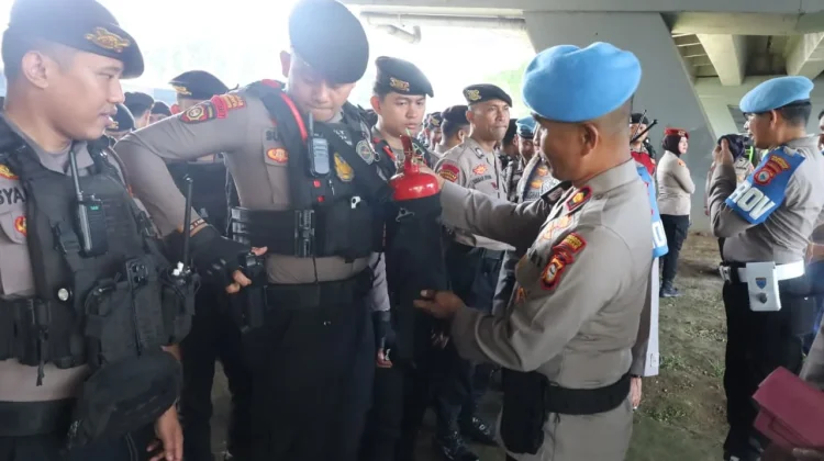 Personil Pengamanan May Day Tidak Diperbolehkan Membawa Senjata