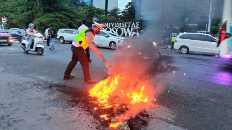 Aksi Demontrasi yang Berlangsung Dua Hari di Makassar Relatif Aman