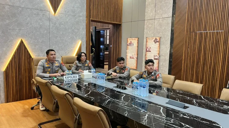 Kapolres Gowa Ikuti Anev Program Ketahanan Pangan Polri Secara Virtual