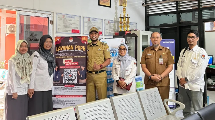 KPU Makassar Koordinasi PDPB 2026 di Ujung Tanah