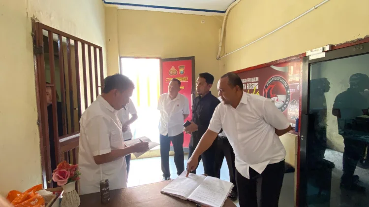 Tim Supervisi Dittahti Polda Sulsel Cek Rutan dan Administrasi Barang Bukti