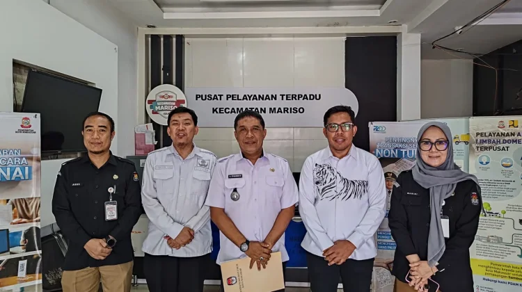 KPU Makassar Koordinasi PDPB Bersama Camat Mariso