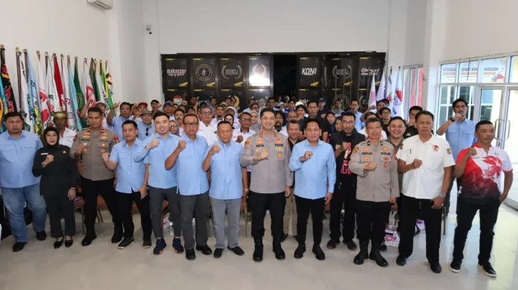 KONI Kota Makassar Perkuat Kerjasama dengan Polrestabes Makassar