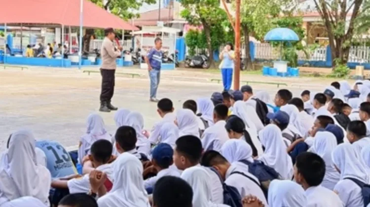 Polsek Rappocini Antisipasi Konvoi Perayaan Kelulusan Pelajar