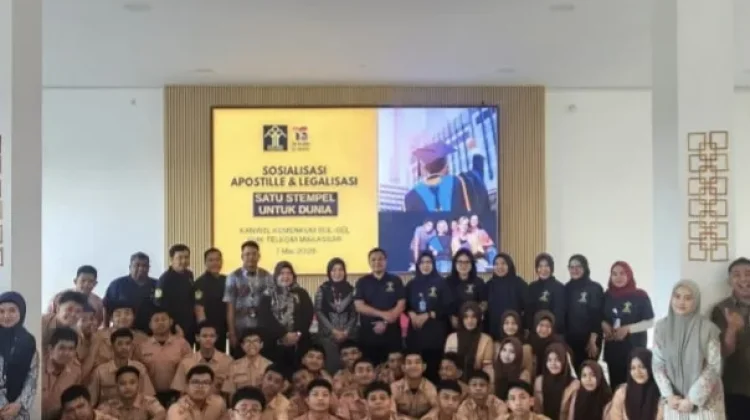 Satu Stempel untuk Dunia, Kemenkum Sulsel Sosialisasi Layanan Apostille