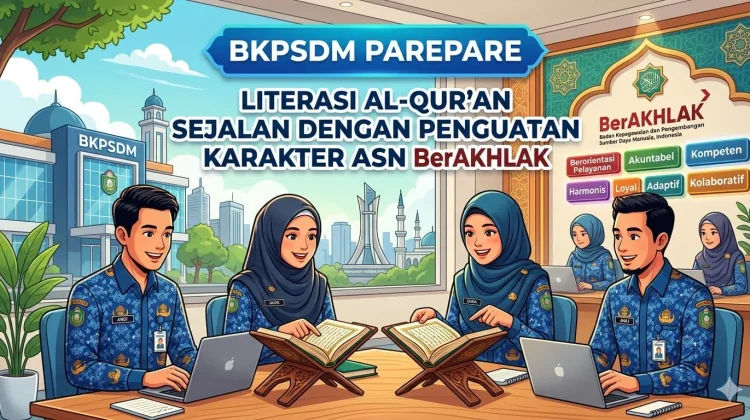 BKPSDM Parepare: Literasi Al-Qur’an Sejalan dengan Penguatan Karakter ASN