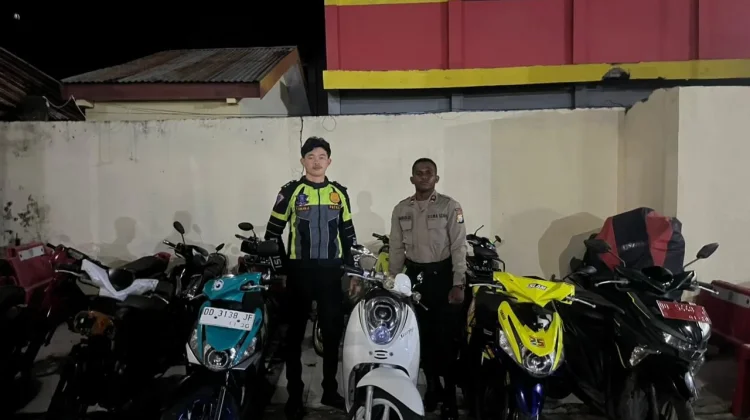 Polres Selayar Amankan 5 Motor Diduga Terlibat Balap Liar