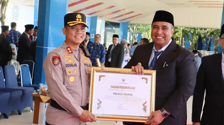 Edukasi Pelajar dan Pencegahan Bullying, Polres Maros Tuai Penghargaan