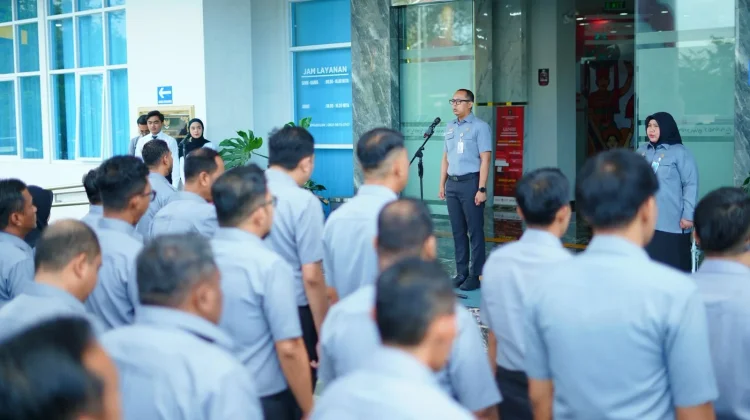 Apel Pagi Kemenkum Sulsel Jadi Momen Penguatan Tanggung Jawab dan Soliditas ASN