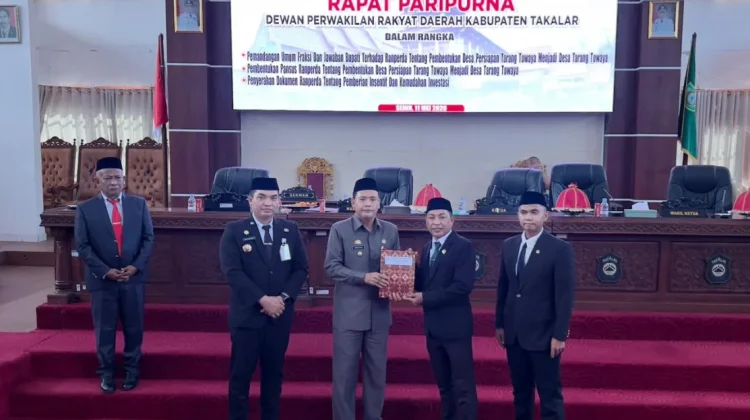 DPRD Takalar Setujui Desa Tarang Towaya Jadi Desa Definitif