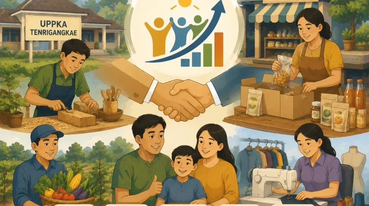 UPPKA Tenrigangkae Dorong UMKM dan Kesejahteraan Warga