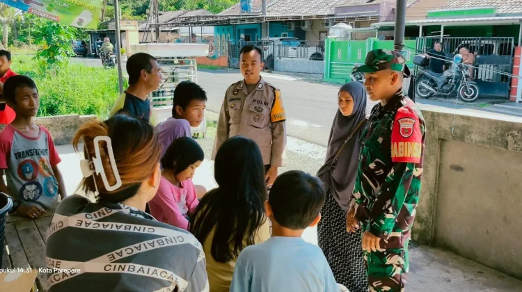 Merespon Panggilan 110,  Pilar Kelurahan Lompoe Damaikan Perselisihan