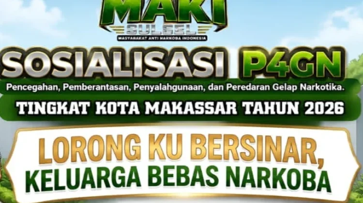 Sosialisasi Gerakan Masyarakat  Anti Narkoba Makassar Dimulai dari Mamajang