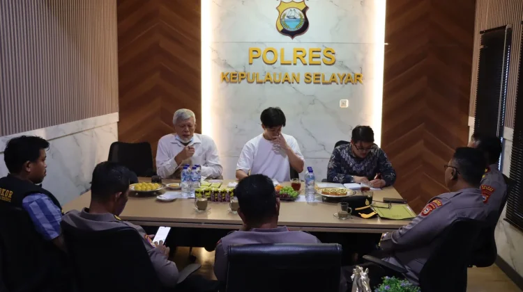Tim JICA Jepang Kunjungi Polres Selayar, Bahas Dukungan Kamtibmas