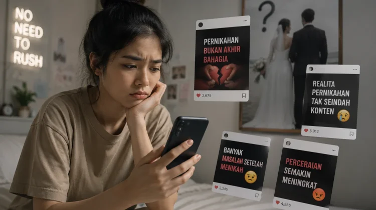 Faktor Konten Negatif Medsos, Gen Z Alami Skeptisisme Pernikahan