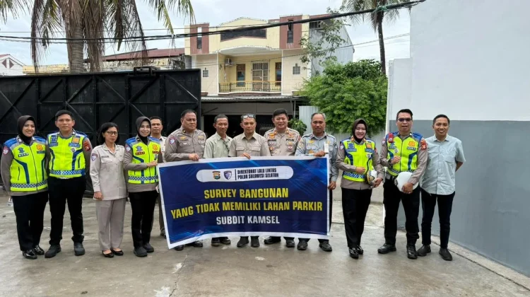 Satlantas Polres Gowa Dukung Penataan Parkir lewat Survei Gabungan