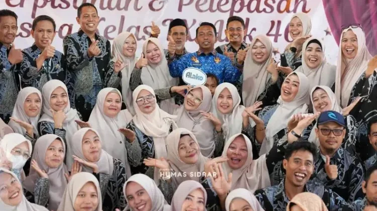 Momen Haru Menyelimuti Pelepasan Siswa SMPN 1 Watang Pulu