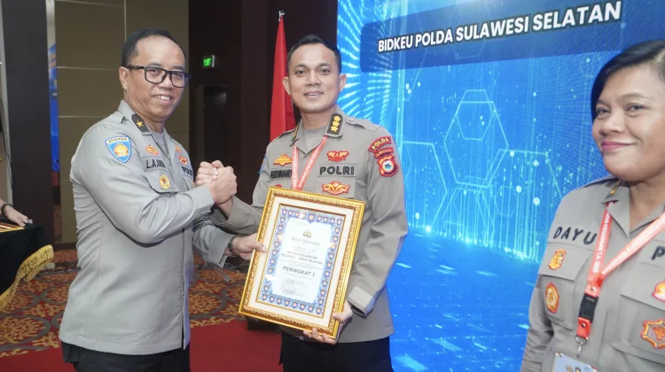 Bidang Keuangan Polda Sulsel Terbaik Pengelolaan Keuangan