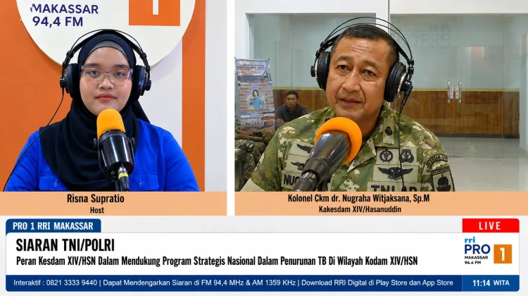 Kesdam Hasanuddin Perkuat Kolaborasi Tekan Penyebaran Tuberkulosis Nasional