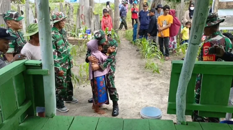 Pangdam XIV/Hasanuddin Meninjau Langsung Rehabilitasi Rumah Tidak Layak Huni