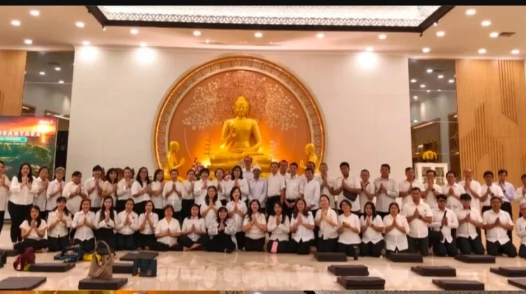Kemenag Sulsel Bersama Umat Buddha Gelar Hening Nusantara di Vihara Sasanadipa