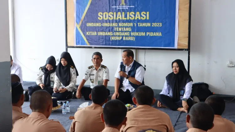 Tingkatkan Kesadaran Hukum WBP, Kemenkum Sulsel Sosialisasikan KUHP Baru di Maros